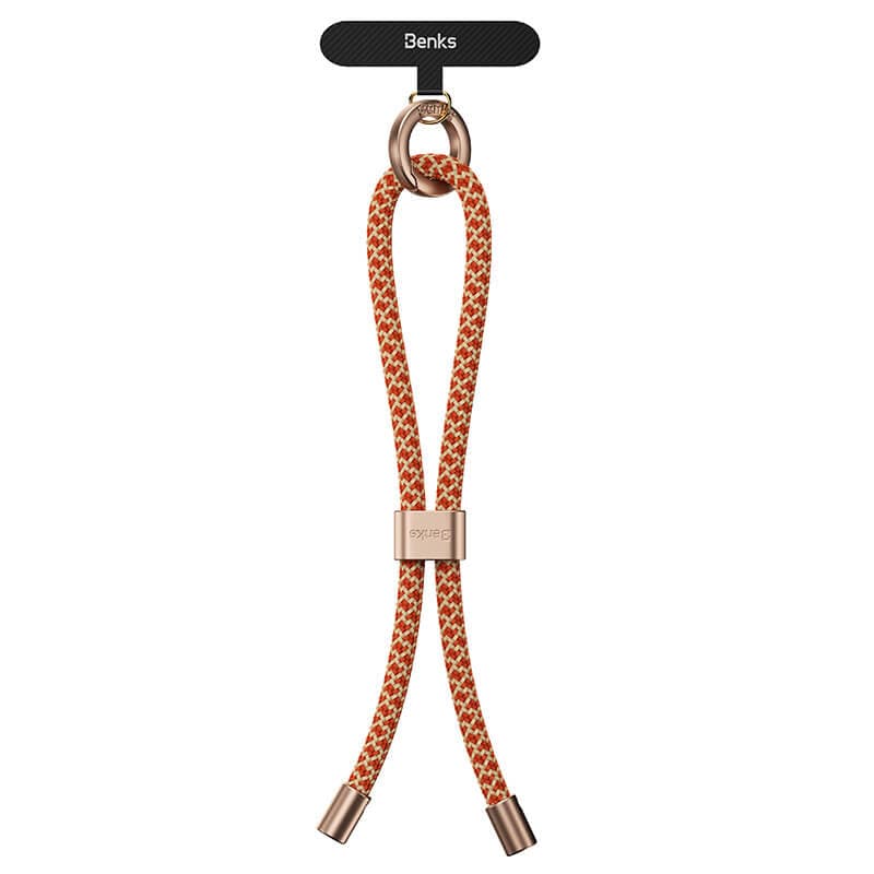 Универсална връзка за ръка за смартфони - Benks GS02 Universal Armor Wrist Strap (оранжев)