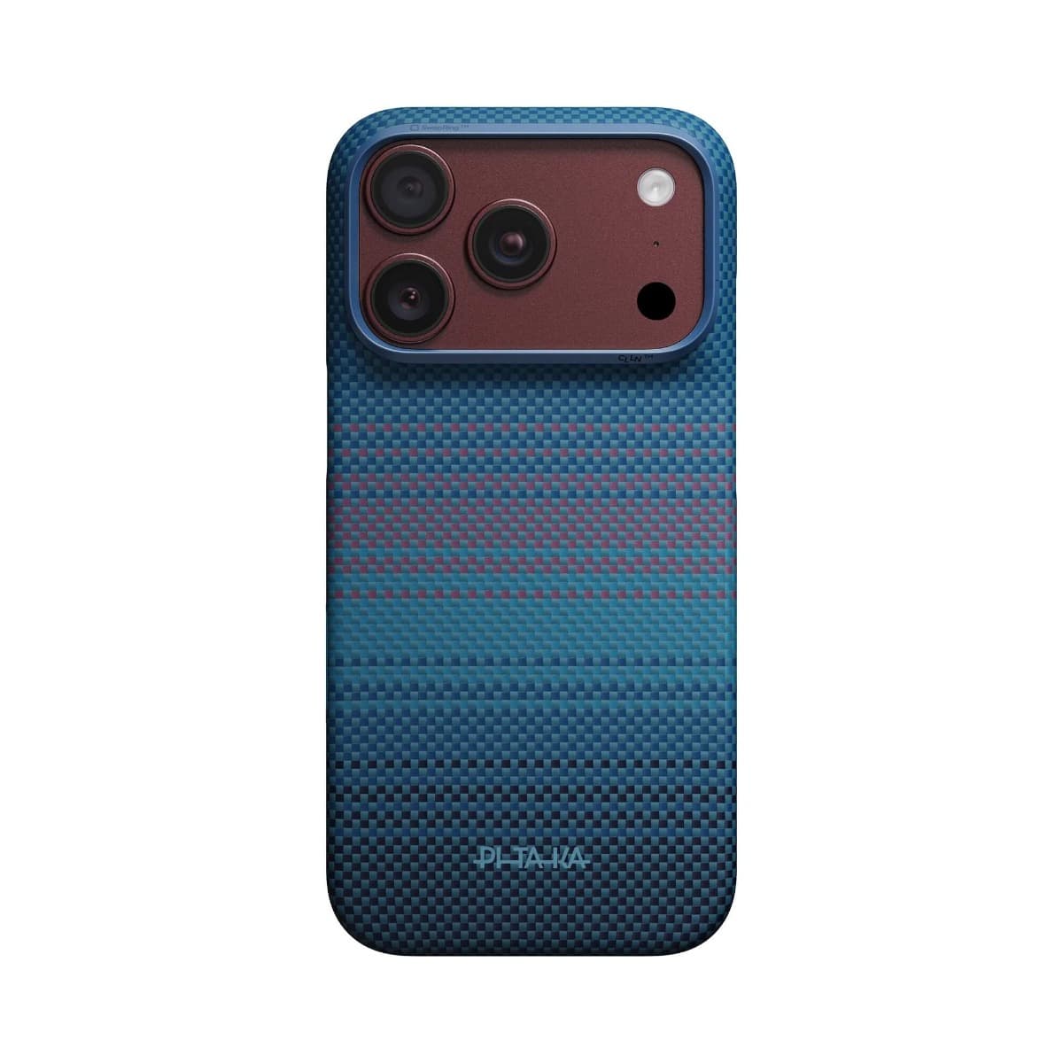 Кевларен кейс с MagSafe за iPhone 18 Pro, iPhone 17 Pro - Pitaka Edge Ultra-Slim Moonrise 2.0 1001 Nights Midnight Aramid Fiber Case