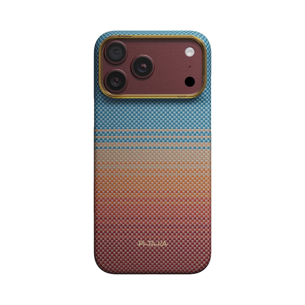 Кевларен кейс с MagSafe за iPhone 18 Pro Max, iPhone 17 Pro Max - Pitaka Edge Ultra-Slim Sunset 2.0 California Dream Aramid Fiber Case