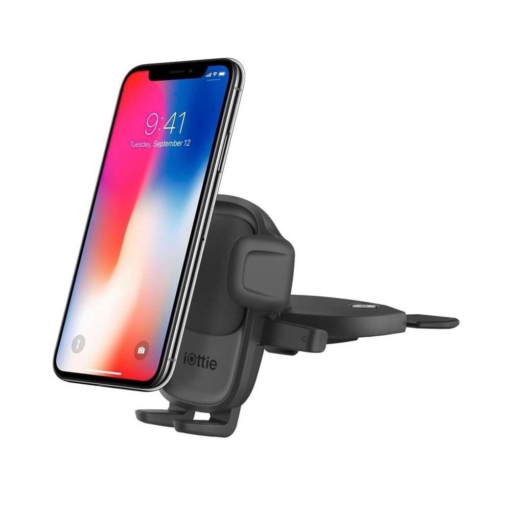 Поставка за за CD слота на кола за смартфони с ширина до 9.2 см - iOttie Easy One Touch 5 Car CD Slot Mount (черна)