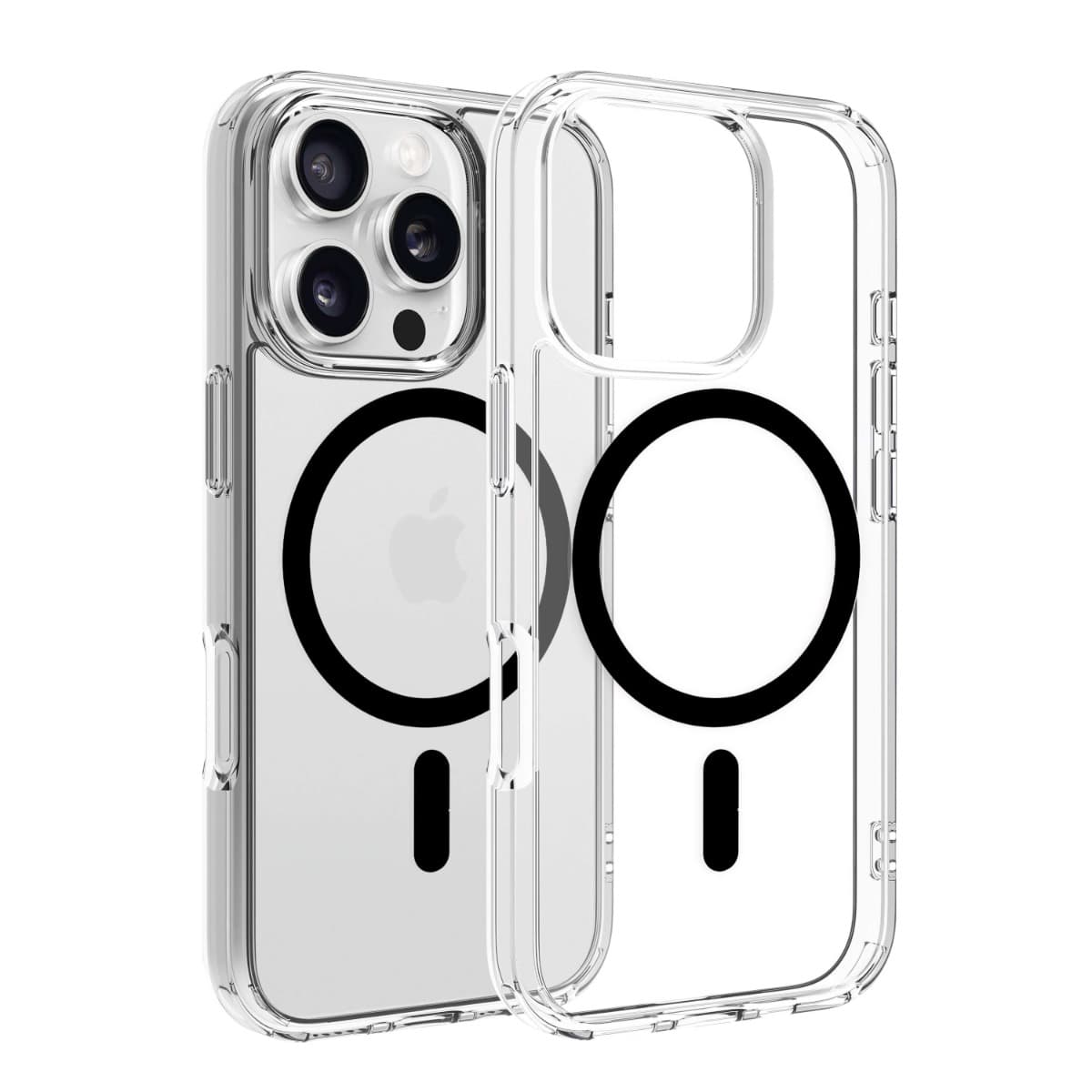 Хибриден удароустойчив кейс с MagSafe за iPhone 16 Pro - Dviced MagSafe Phone Case (прозрачен)