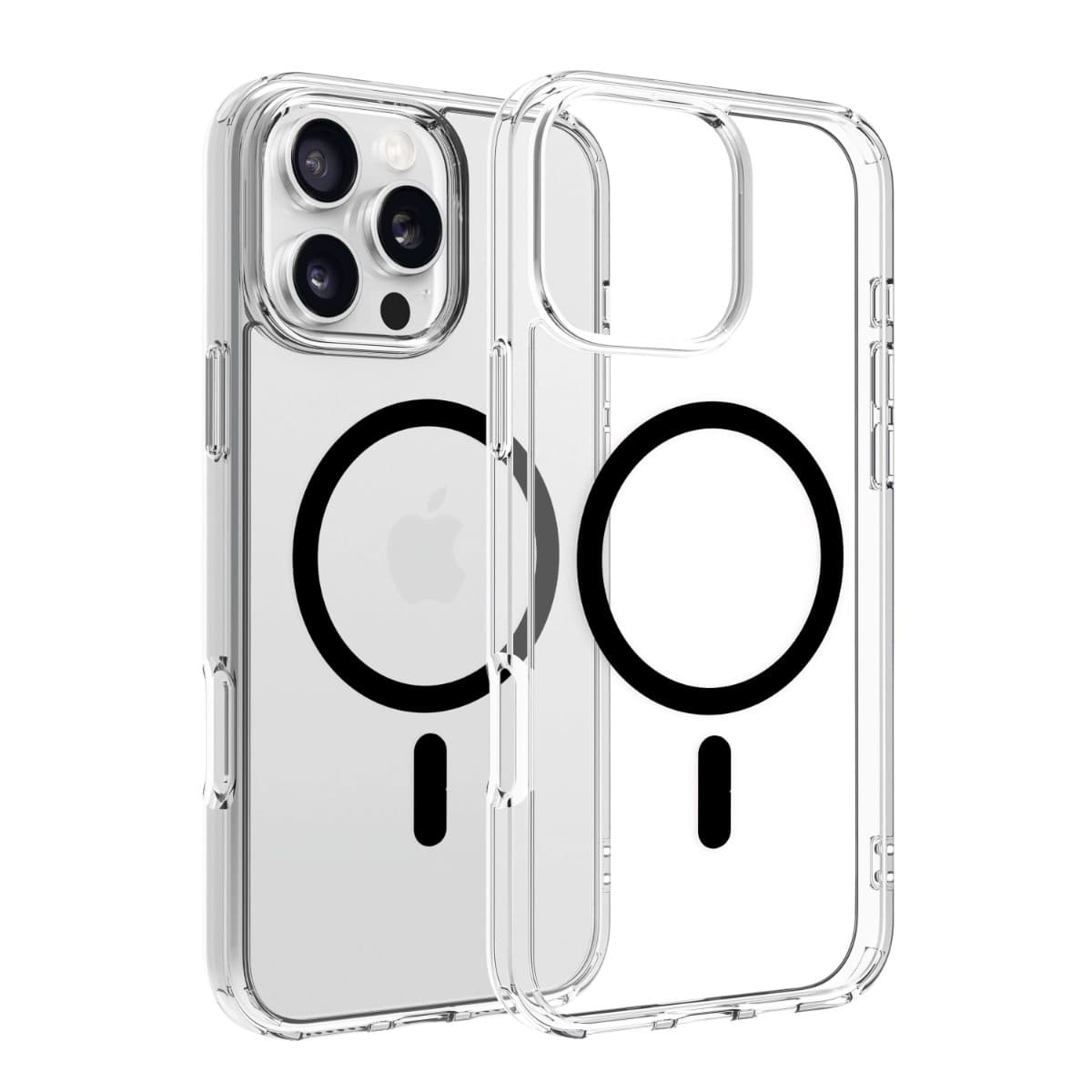 Хибриден удароустойчив кейс с MagSafe за iPhone 16 Pro Max - Dviced MagSafe Phone Case (прозрачен)