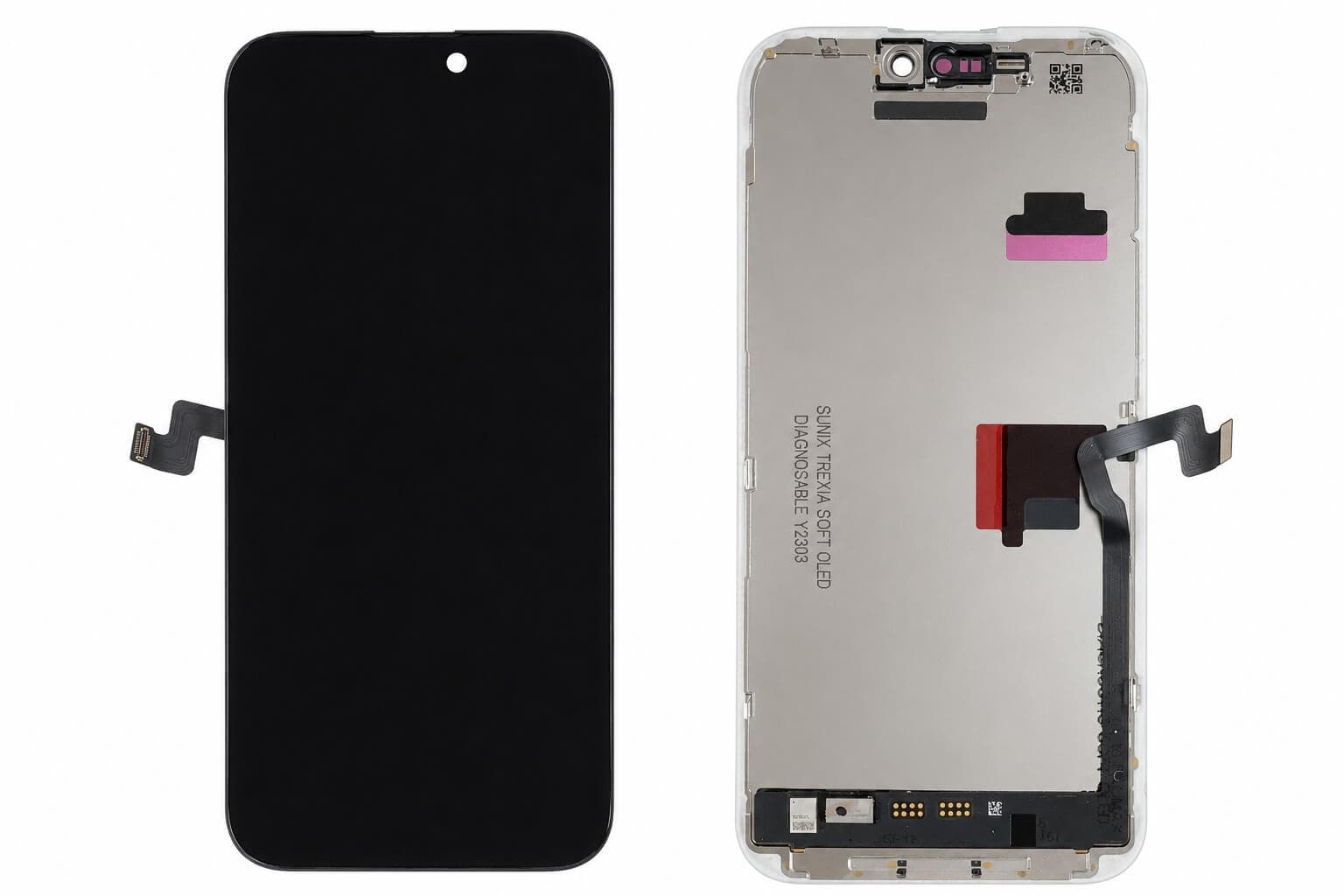 Резервен дисплей за iPhone 16 Pro Max - Sunix Trexia Soft-OLED Diagnosable for iPhone 16 Pro Max (120Hz)