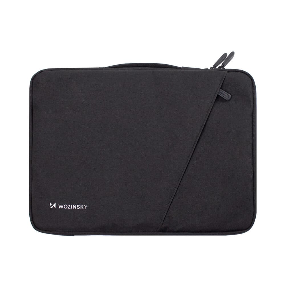Текстилен калъф за лаптопи и таблети до 11 инча - Wozinsky WTNP-11B Laptop Sleeve with Retractable Handle 10-11" (черен)