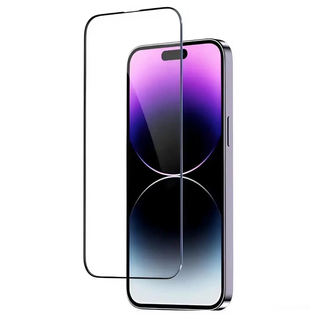 Калено стъклено защитно покритие за дисплея на iPhone 15 Plus - Sunix 6D Full Screen Protecor