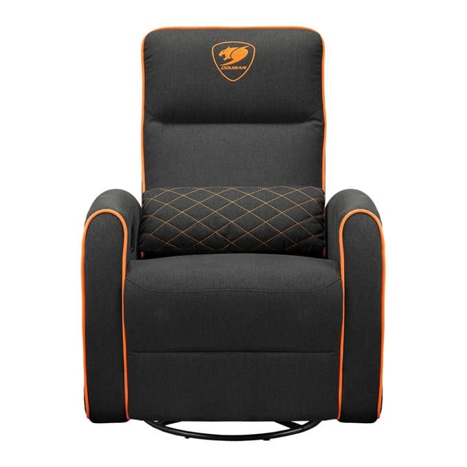 Геймърско кресло Cougar Gaming Fidom, до 150kg, лумбална опора, джоб за таблет, 3 регулируеми режима, черно