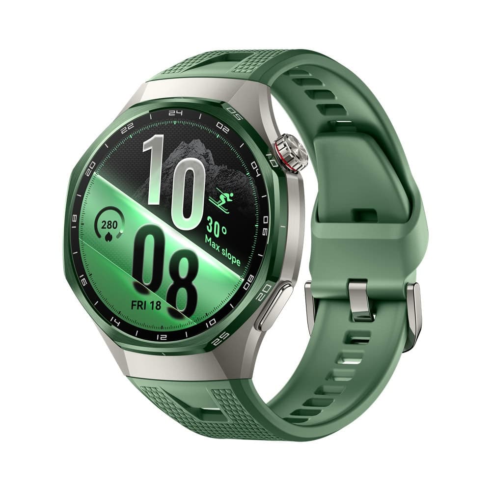 Смарт часовник Huawei Watch GT 7 Pro, 46mm, 1.47" (3.73cm) AMOLED дисплей, Bluetooth, сензор за ЕКГ и дълбочина, 5ATM водоустойчивост, до 21 дни време на работа, зелен