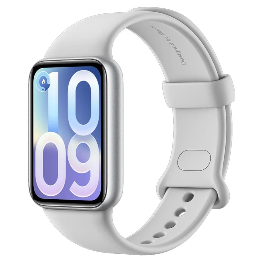 Смарт гривна Xiaomi Smart Band 10 Pro, 1.74" (4.42 cm) AMOLED дисплей, Bluetooth, сензор за пулс, акселерометър, електронен компас, 5ATM, до 21 дни време на работа, сребриста