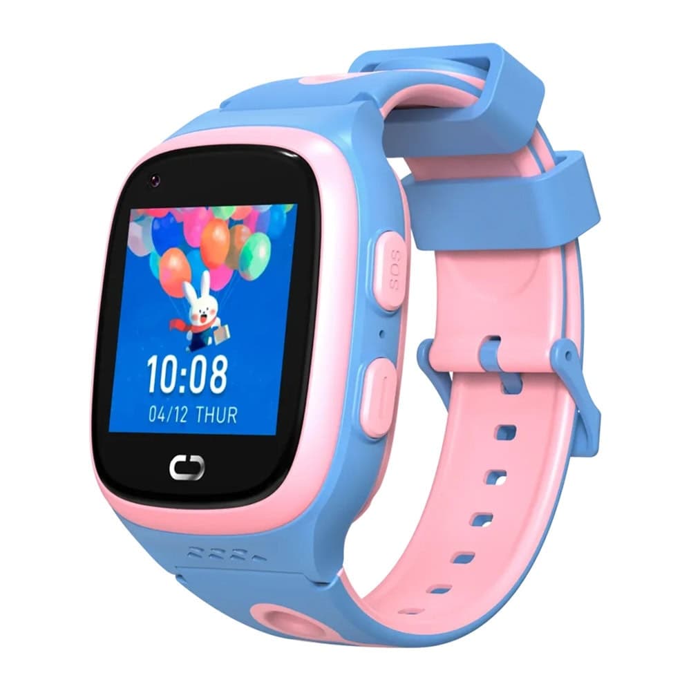 Смарт часовник Canyon Zefir KW49, 1.4" (3.55cm) TFT дисплей, Bluetooth, Wi-Fi, крачкомер, до 3 дни живот на батерията, детски, 0.3MP камера, вградени игри, розов
