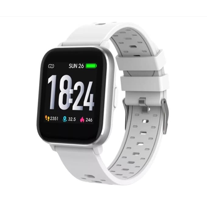 Смарт часовник Denver SW-163, 1.4" (3.55cm) IPS дисплей, Bluetooth, сензор за телесна температура и проследяване на сън, IP67 защита, бял