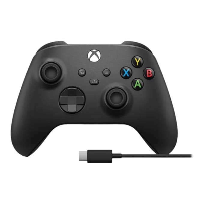 Геймпад Microsoft XBOX Wireless Controller, безжичен, за PC/Xbox One/Series X/S, черен
