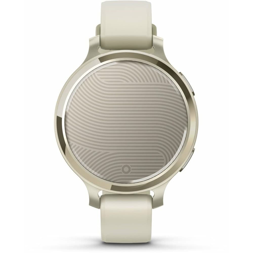 Смарт часовник Garmin Lily 2 Active Lunar Gold Bone, 1" x 0.84" (2.54cm x 2.13cm) монохромен дисплей, Bluetooth, следене на сърдечна честота, пулсомер, мониторинг на съня, 5ATM, до 9 дни време на работа, златист