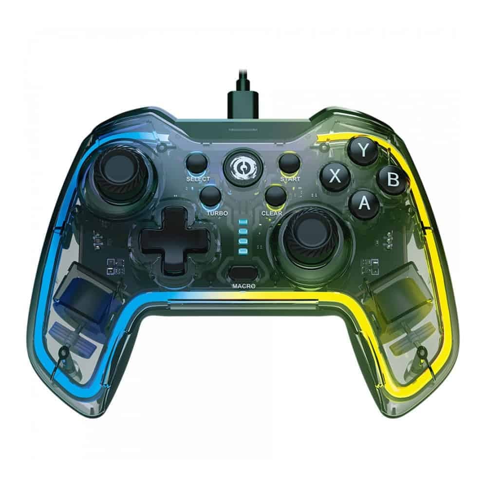 Геймпад Canyon GP-02, PC/Nintendo Switch/Android/PS3, USB, прозрачен