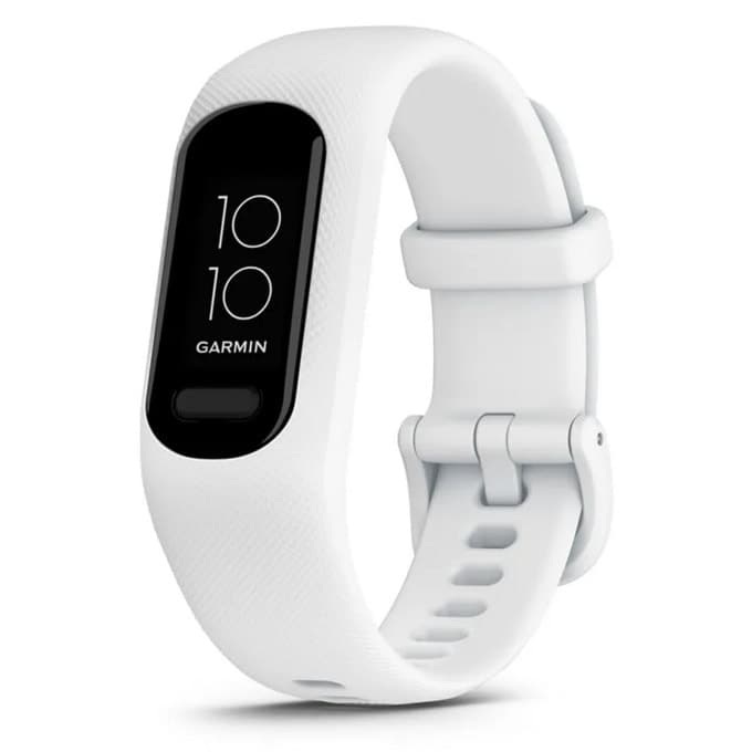 Смарт гривна Garmin vivosmart 5 White Small, 0.41" x 0.73" (1.05 x 1.85cm) OLED дисплей, до 7 дни време на работа, Bluetooth, пулсоксиметър, черна