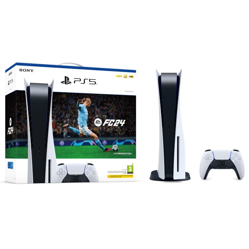 Конзола PlayStation 5 EA SPORTS FC 24 Bundle, бяла