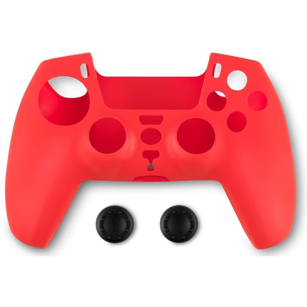 Протектор и тапи Spartan Gear DualSense Red, за Sony PlayStation 5 DualSense, червен