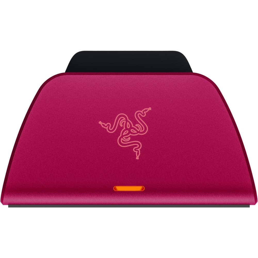 Безжично зарядно устройство Razer RC21-01900300-R3M1, за PlayStation 5, зареждане на 1 контролер, червено