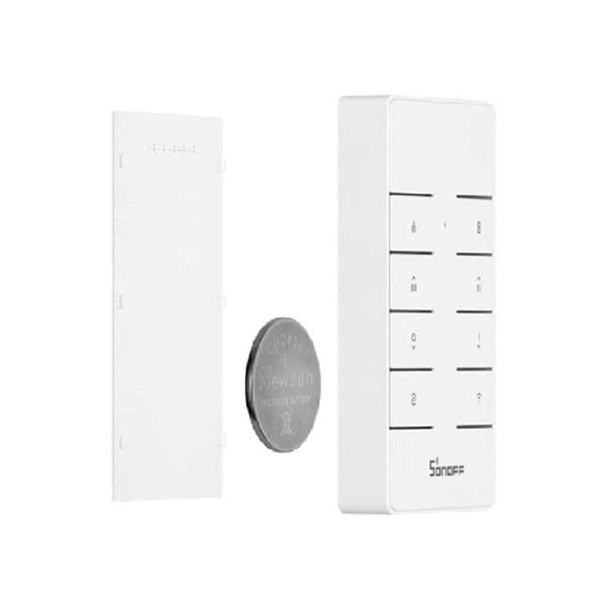 Дистанционно Elmark RM433WITHBATTERY, RF433MHz, бяло