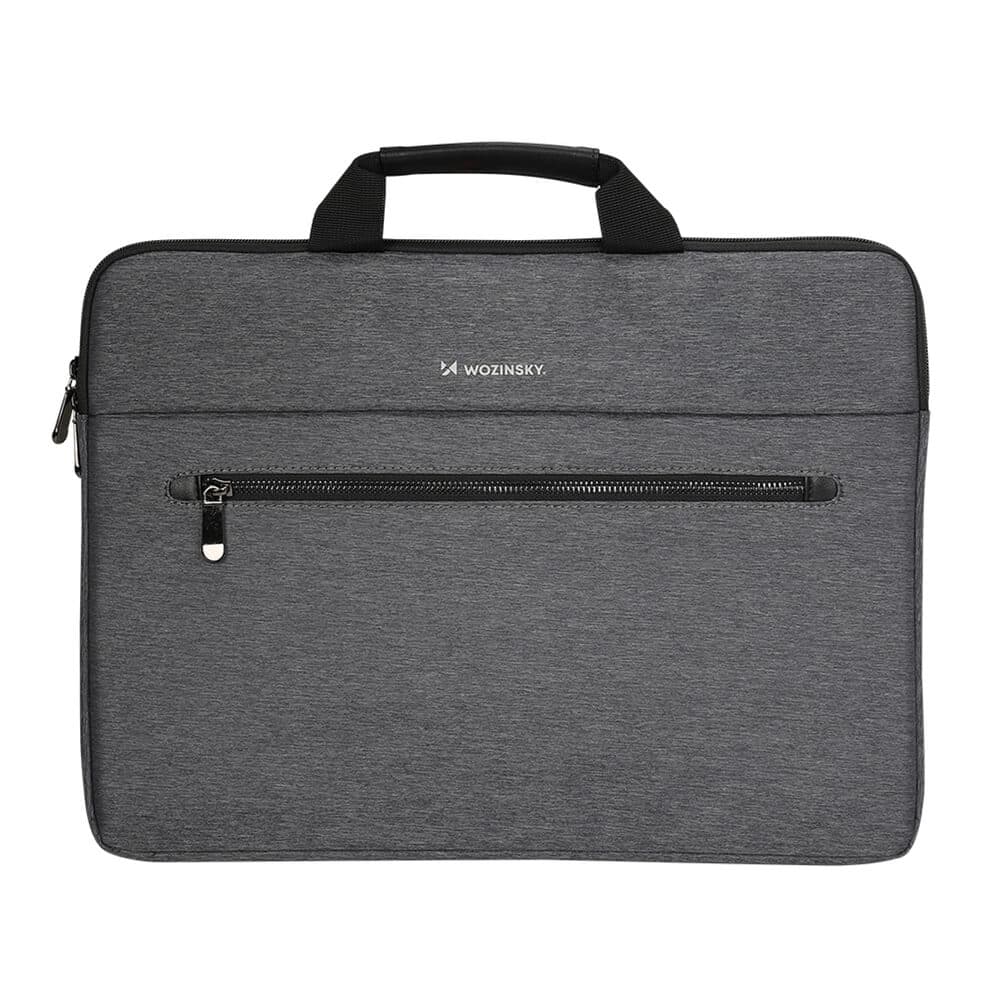 Елегантна чанта с дръжки за MacBook Pro 15, Pro 16 и преносими компютри до 15.6 инча - Wozinsky WTL-15 Laptop Bag with Handle 15.6" (сив)
