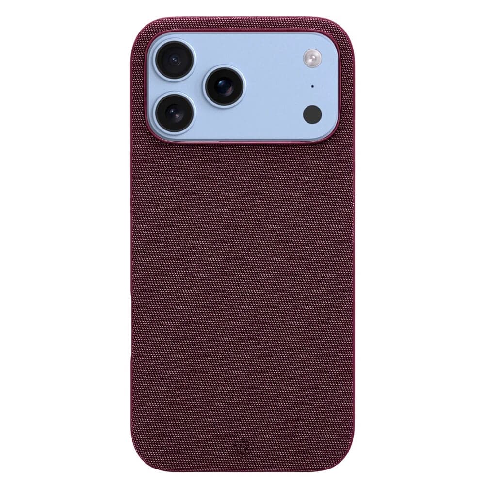 Текстилен калъф с MagSafe за iPhone 18 Pro Max, iPhone 17 Pro Max - Tactical MagForce WEARe Cover (бордо)