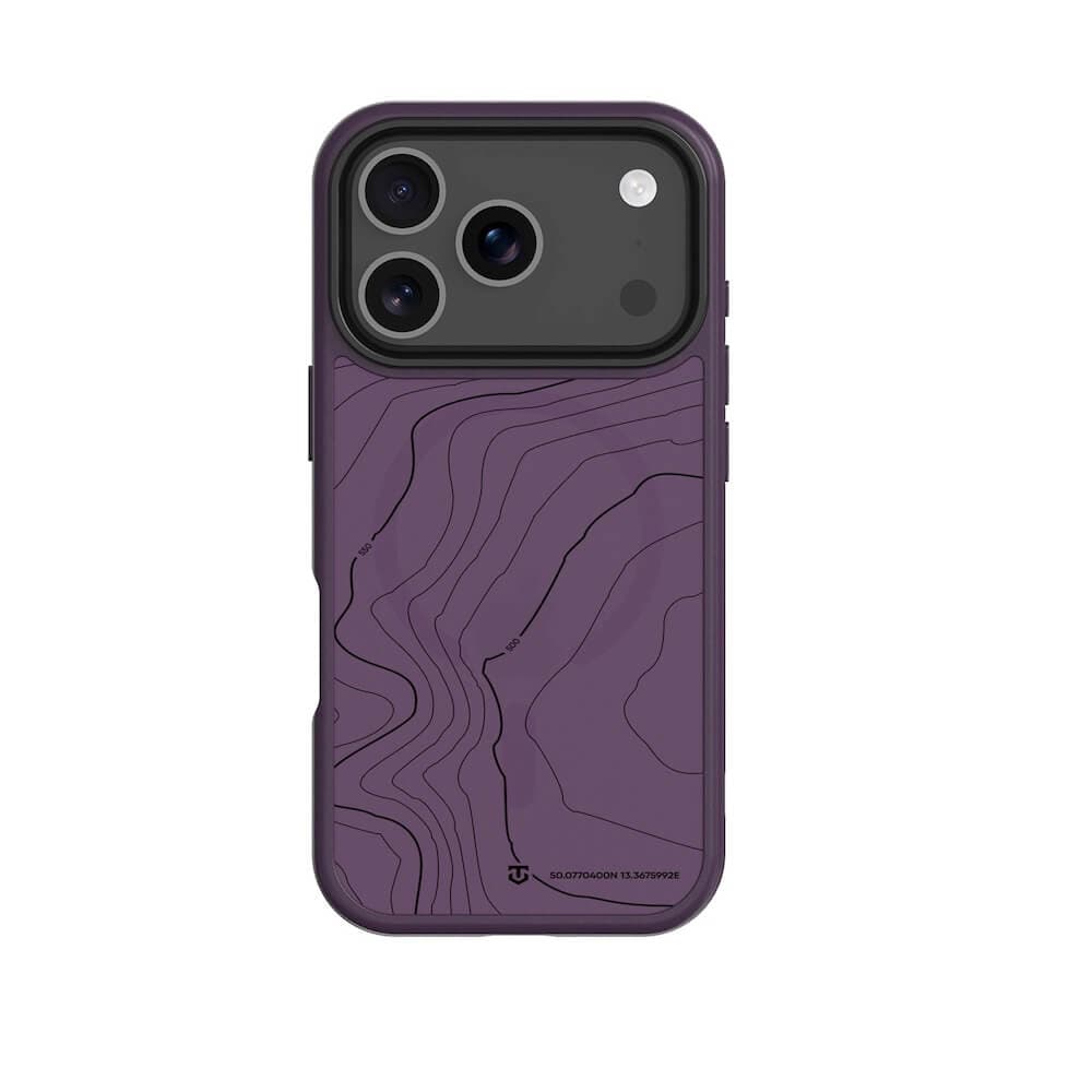 Хибриден удароустойчив кейс с MagSafe за iPhone 18 Pro, iPhone 17 Pro - Tactical MagForce Hyperstealth Sika Cover (Burgundy Smoke)