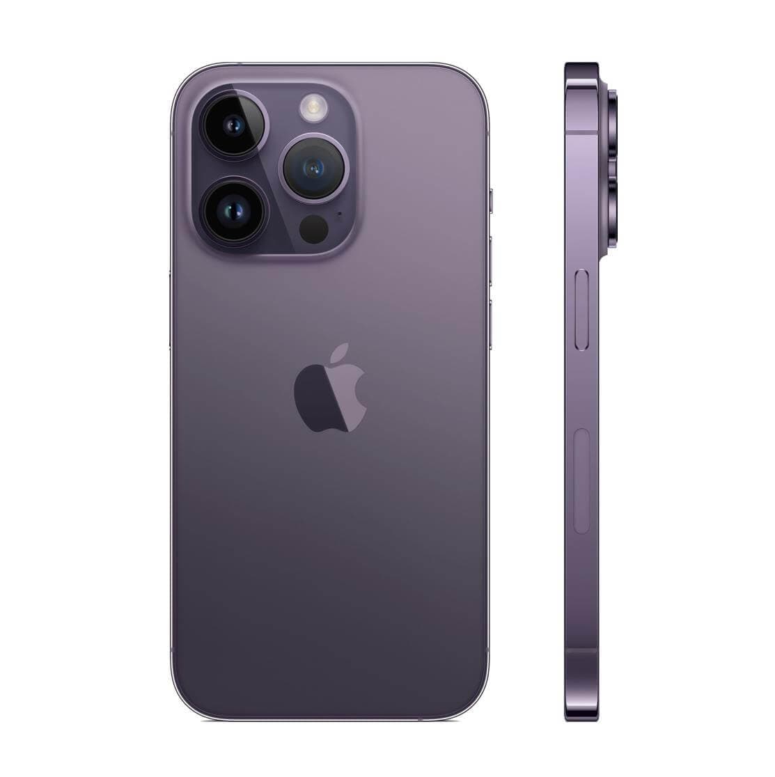 Оригинален резервен заден капак заедно с безжично зареждане - Apple iPhone 14 Pro Max Backcover Full Assembly (черен)