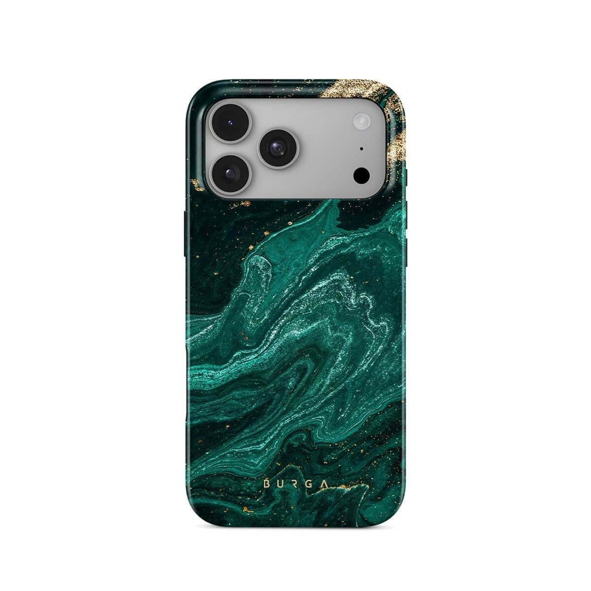 Дизайнерски хибриден удароустойчив кейс с MagSafe за iPhone 18 Pro Max - Burga Tough Magsafe Case (emerald pool)