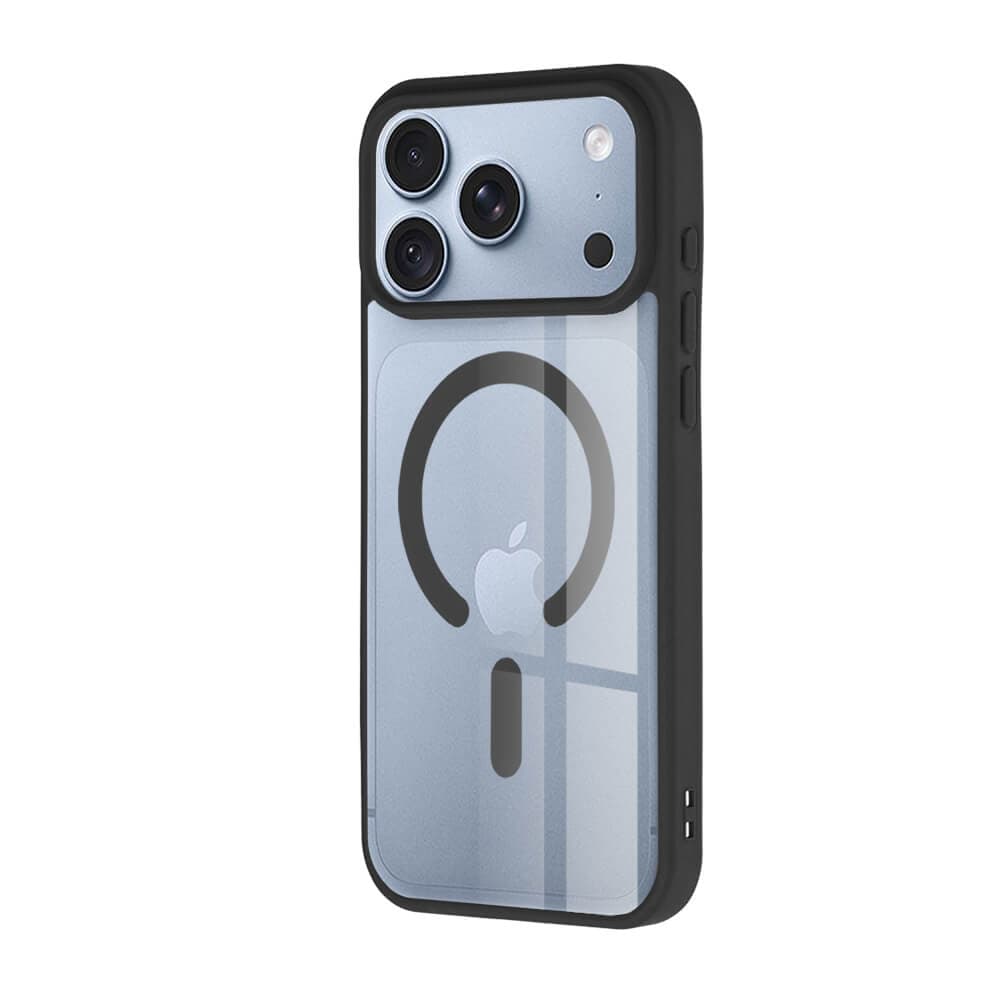 Хибриден удароустойчив кейс с MagSafe за iPhone 18 Pro, iPhone 17 Pro - Techsuit MagSafe Pro Hybrid Case (прозрачен)