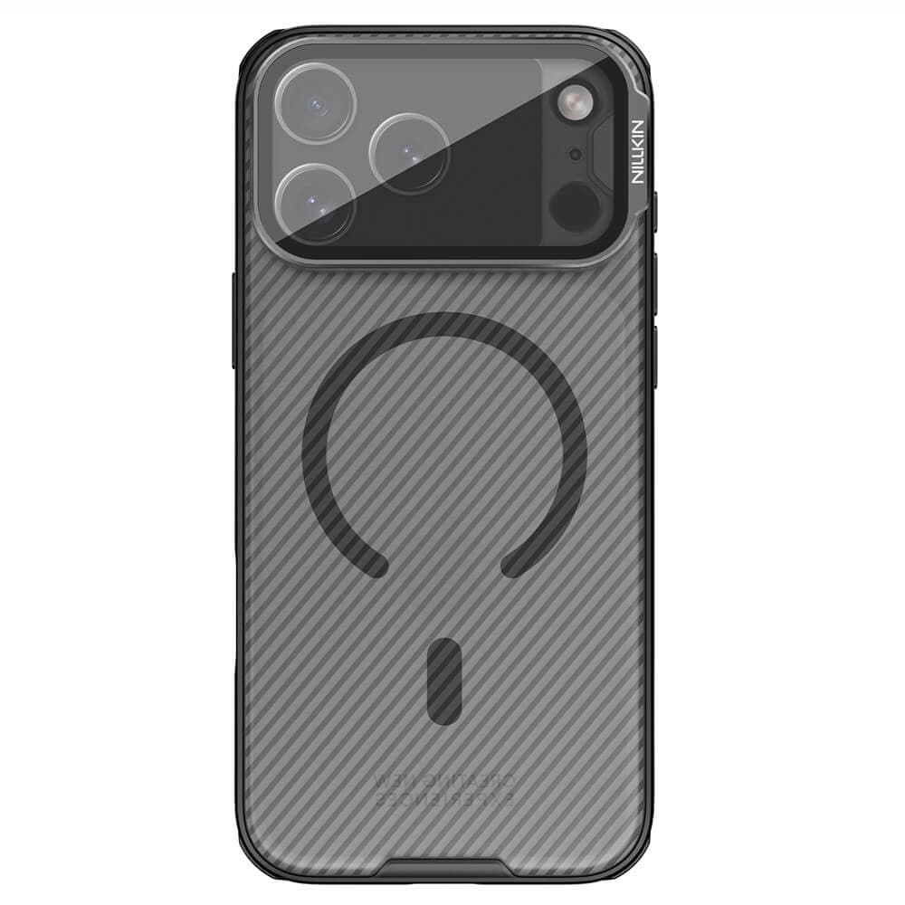 Хибриден удароустойчив кейс с MagSafe за iPhone 18 Pro, iPhone 17 Pro - Nillkin CamShield Prop MagSafe Case (transparent black)