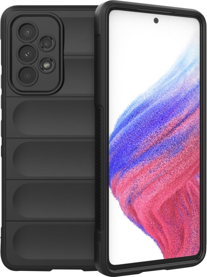 Удароустойчив силиконов (TPU) калъф за Samsung Galaxy A53 5G - Techsuit Magic Shield TPU Case (черен)
