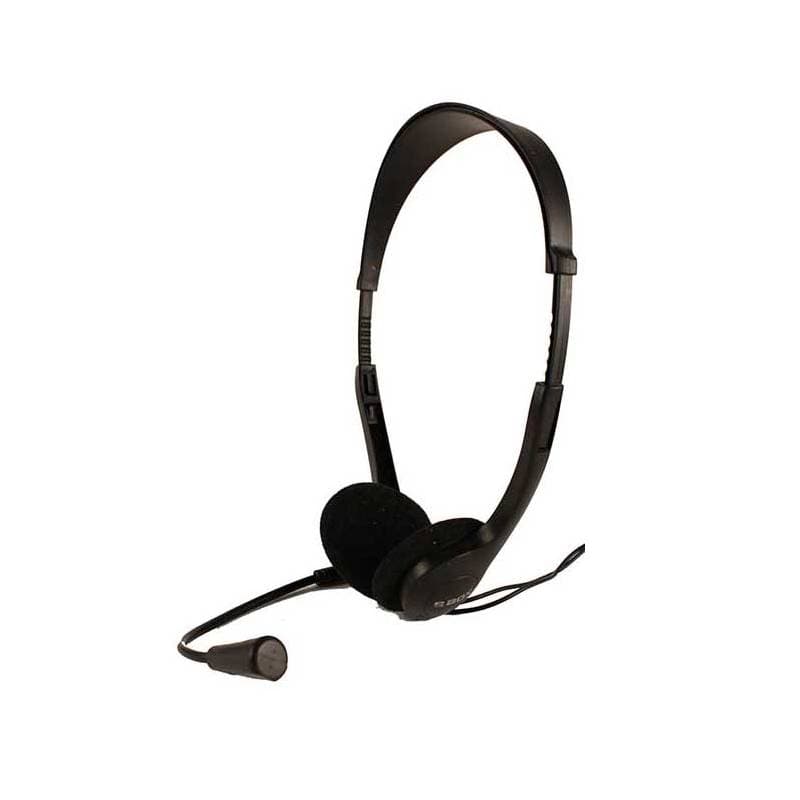 Слушалки SBOX HS-201, микрофон, черни