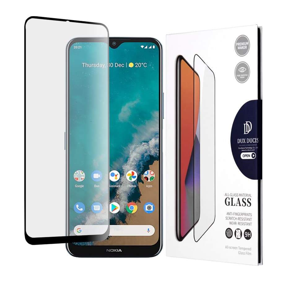 Калено стъклено защитно покритие за целия дисплей на Nokia G50 - Dux Ducis 10D Case Friendly Full Coveraged Tempered Glass (черен-прозрачен)