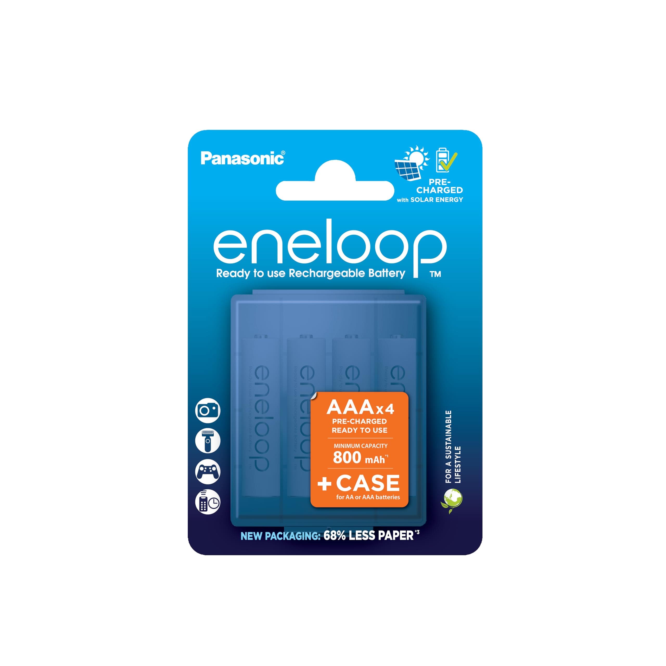 4БР. БАТЕРИИ BLUE CASE AAA 800 ENELOOP