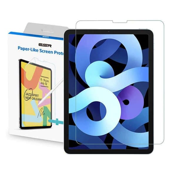 Качествено защитно покритие (подходящо за рисуване) за дисплея на iPad Pro 12.9 M1 (2021), iPad Pro 12.9 (2020), iPad Pro 12.9 - ESR Paper Feel Screen Protector (2018)