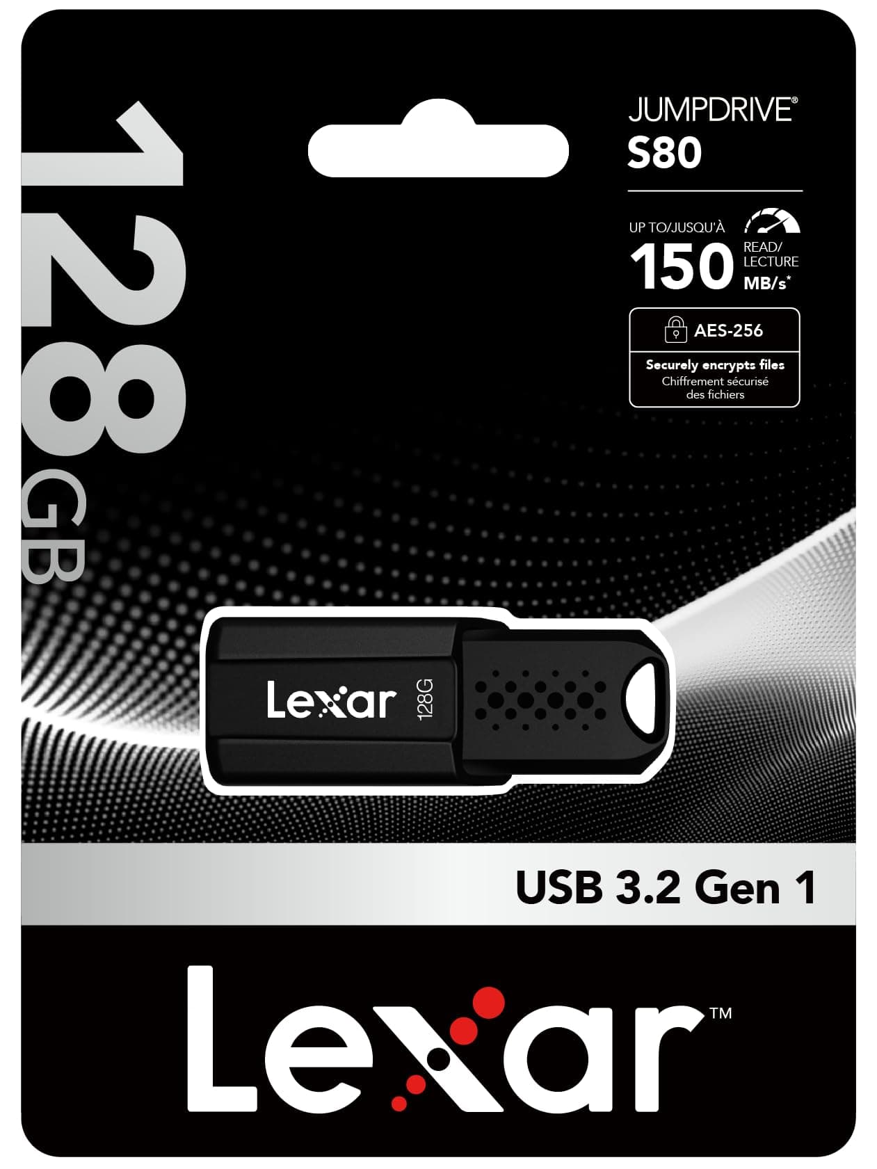 USB 3.1 128GB Jump Drive S80 150/60 MB/s LEXAR