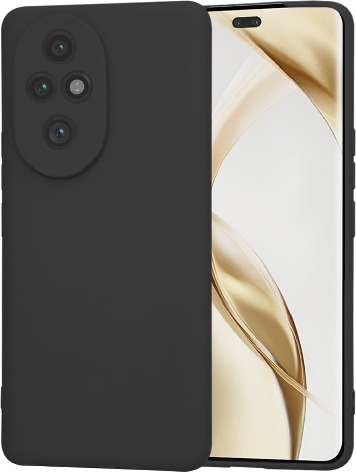 Силиконов (TPU) калъф за Honor 200 Pro - Techsuit SoftFlex Silicone Case (черен)