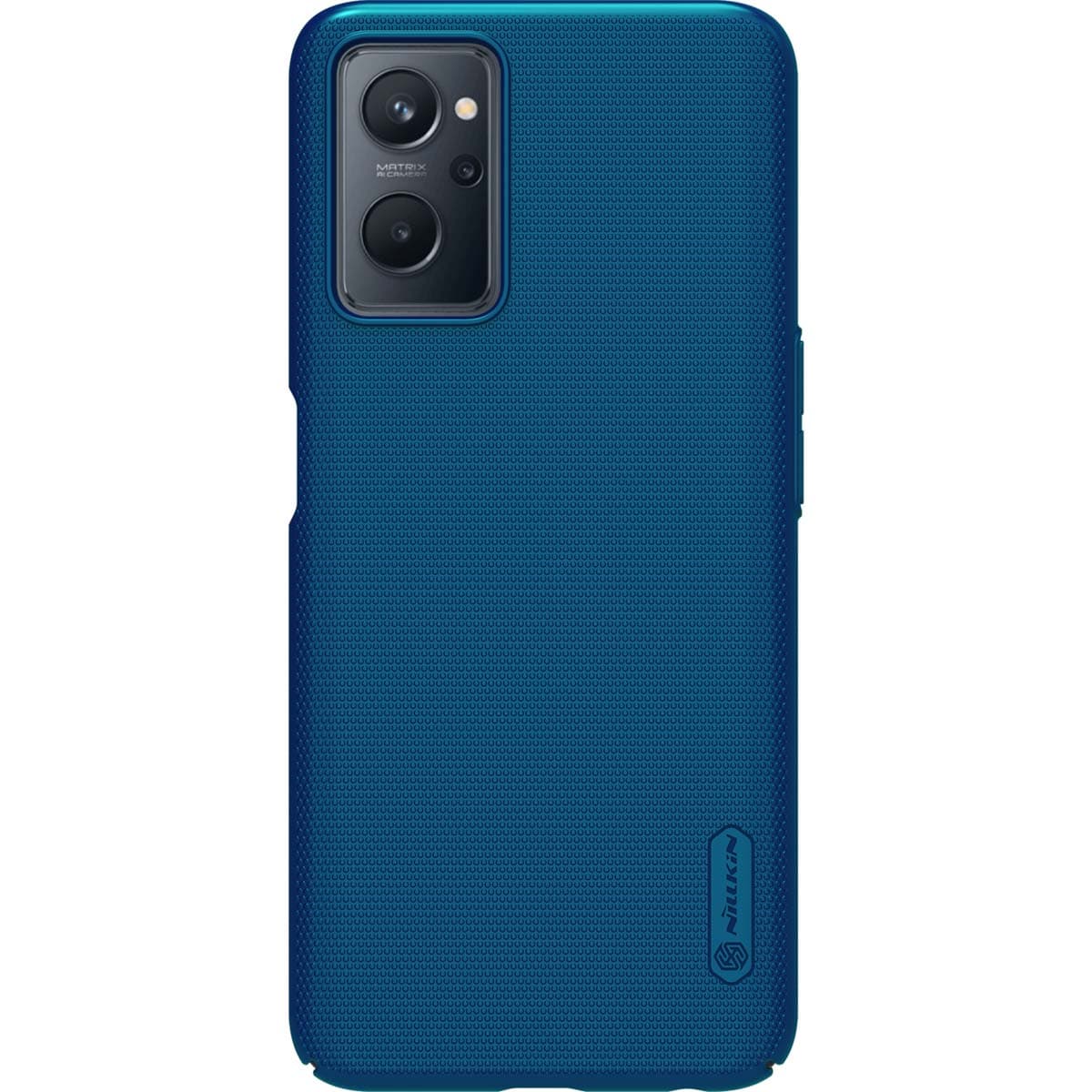 Поликарбонатов кейс за Realme 9i - Nillkin Super Frosted Shield Case (син)