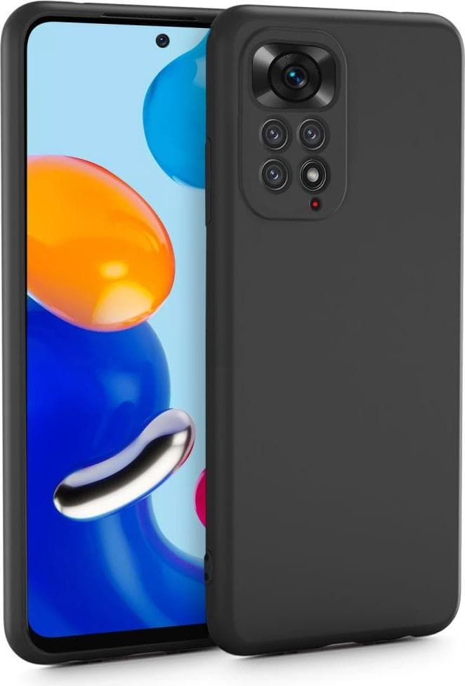 Силиконов (TPU) калъф за Xiaomi Redmi Note 11, Note 11S - Tech-Protect Icon TPU Case (черен)