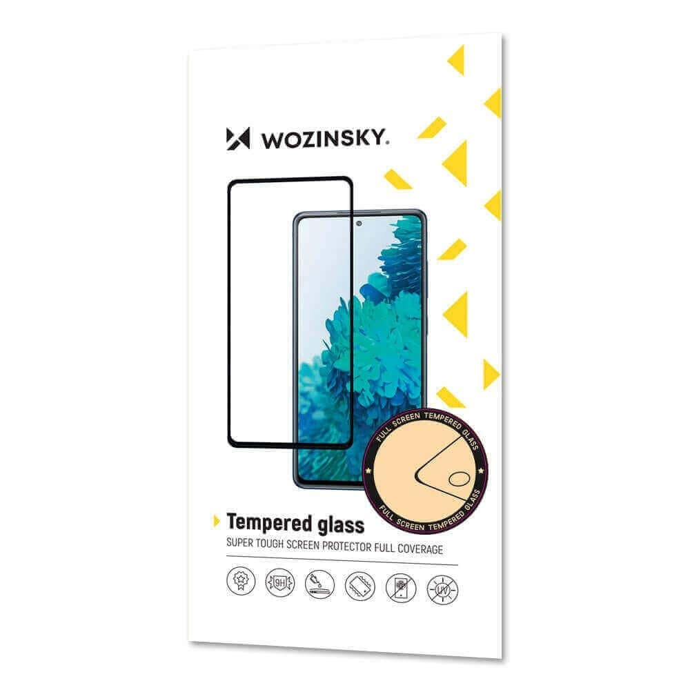 Калено стъклено защитно покритие за дисплея на Xiaomi Redmi 10 - Wozinsky Full Glue 3D Tempered Glass (черен-прозрачен)