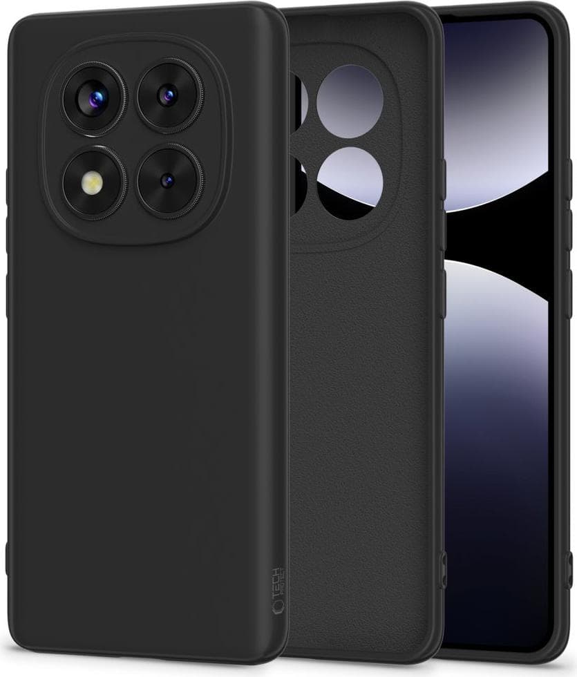 Силиконов (TPU) калъф за Xiaomi Redmi Note 14 Pro 5G, Poco X7 5G - Tech-Protect Icon TPU Case (черен)