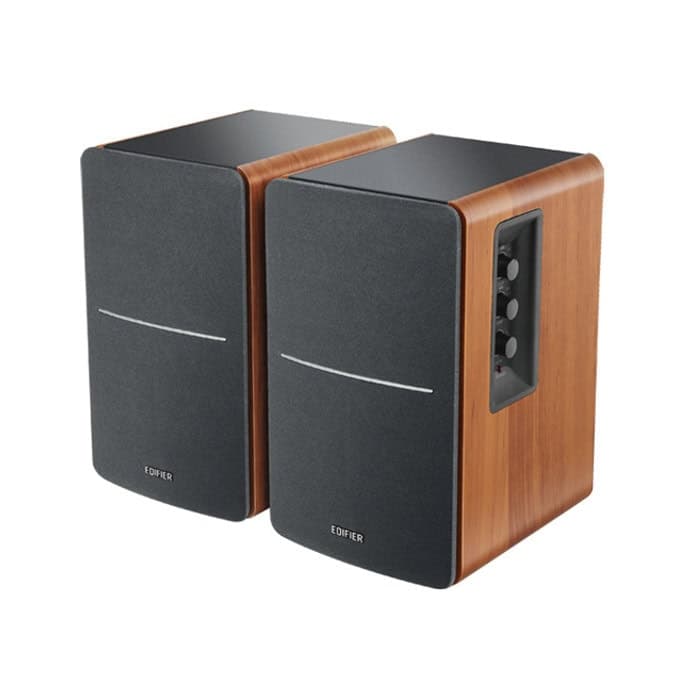 2.0 безжична аудио система - Edifier R1280DBs Powered Bluetooth Bookshelf Speakers (кафяв)