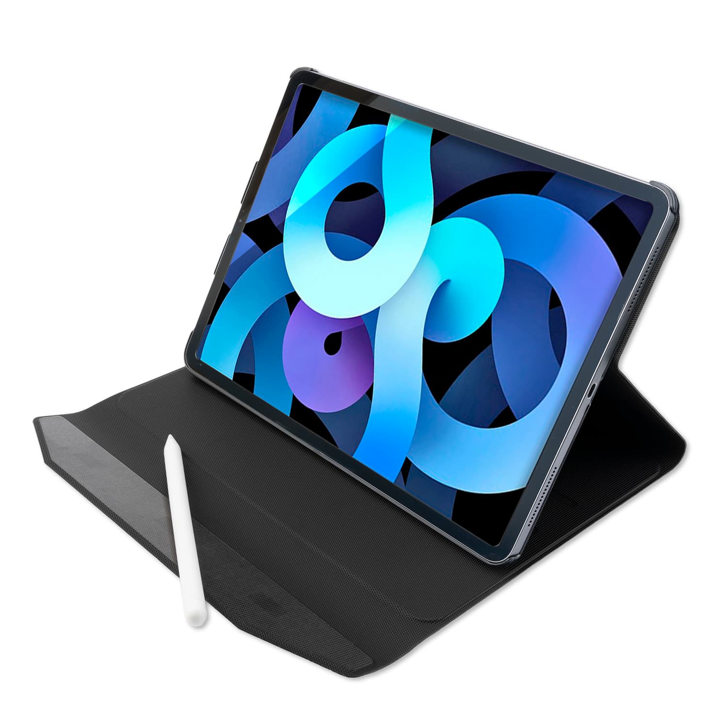 Кожен калъф с магнитно захващане за iPad Air 5 (2022), iPad Air 4 (2020) - 4smarts Flip Case DailyBiz (черен)