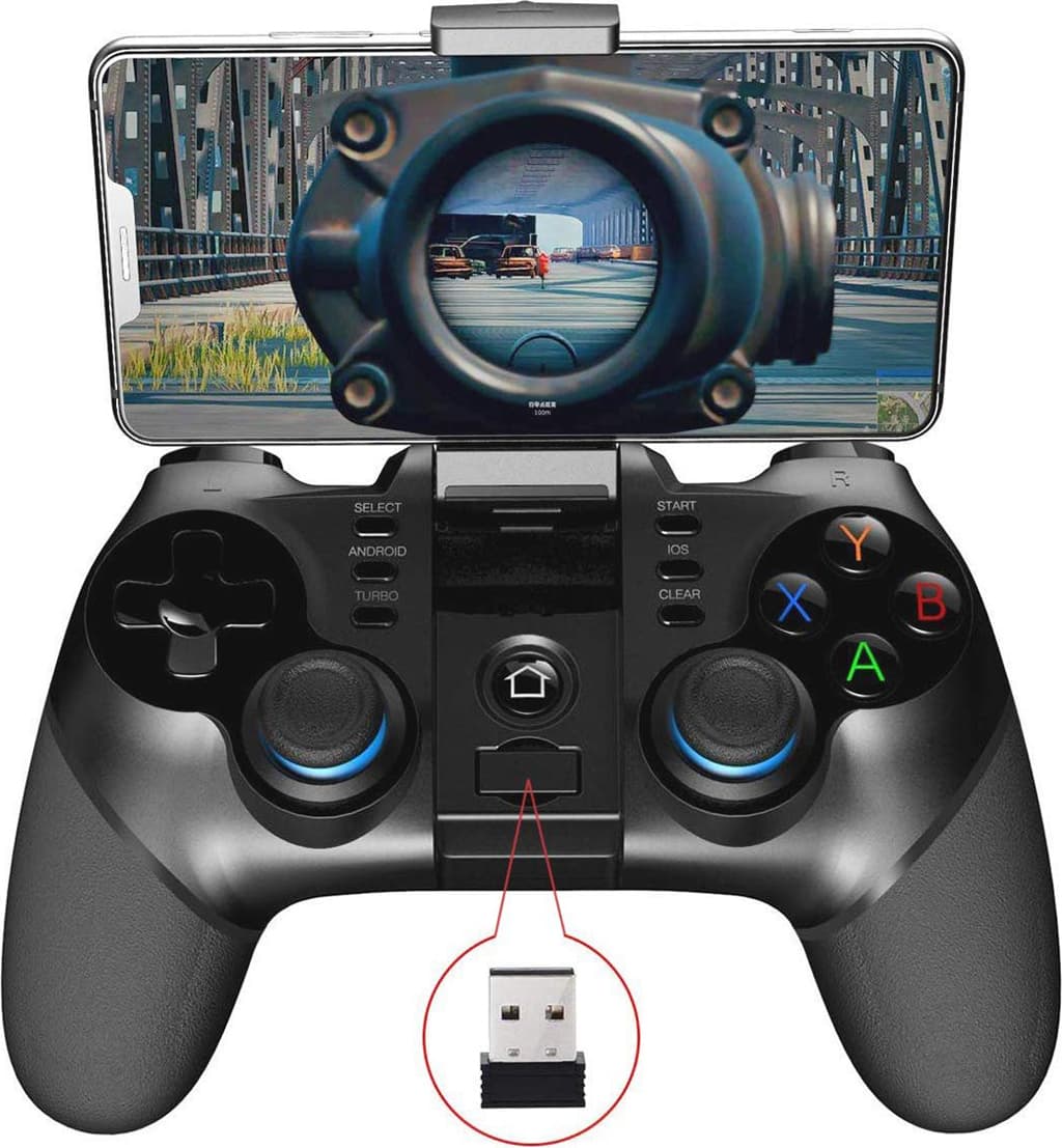 Универсален безжичен геймпад контролер - iPega PG-9156 Batman Bluetooth Gamepad Wireless Controller (черен)
