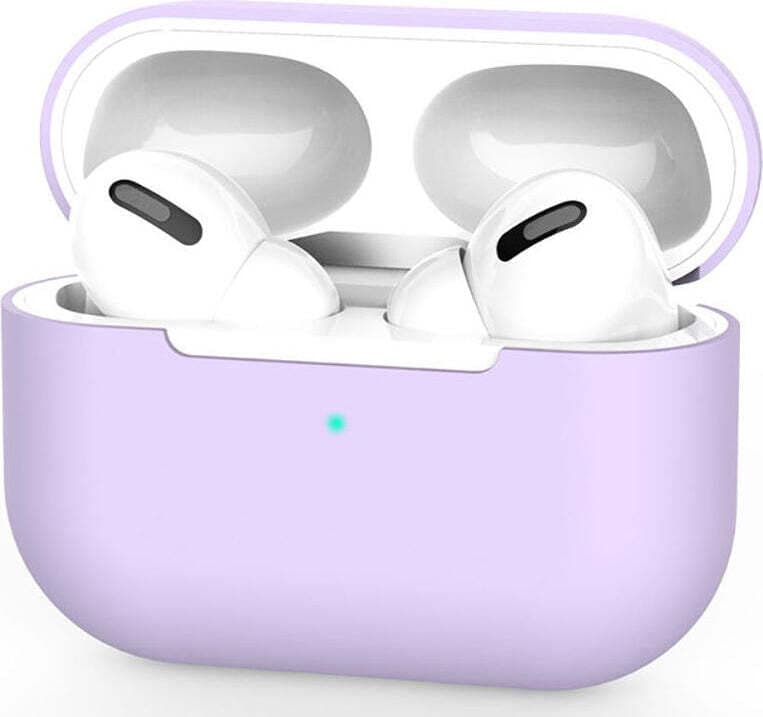 Силиконов (TPU) калъф за Apple AirPods Pro - Tech-Protect Icon TPU Case (лилав)