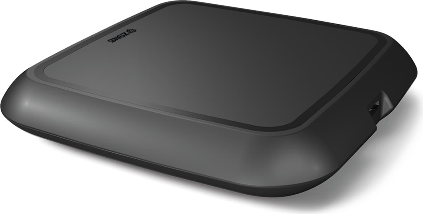 Пад за безжично зареждане на Qi съвместими устройства - Zens Single Wireless Charger Stand 10W with Power Supply (черен)