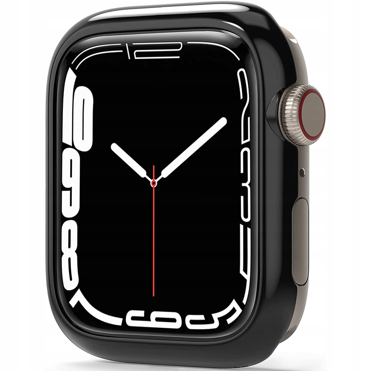 Рамка от неръждаема стомана с висока степен на защита за Apple Watch 7 45мм - Ringke Bezel Styling Stainless Steel (черен)