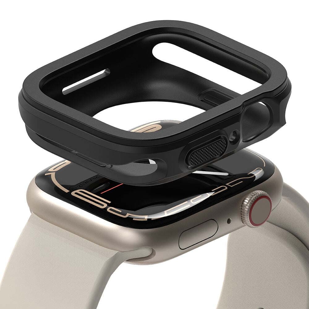 Силиконов (TPU) кейс за Apple Watch 7 45мм - Ringke Air Sports Case (черен)