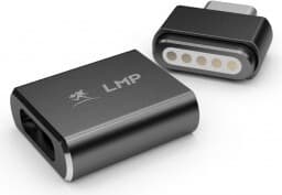 LMP USB-C Magnetic Safety Charging Adapter - USB-C към USB-C магнитен адаптер за MacBook и устройства с USB-C порт (тъмносив)