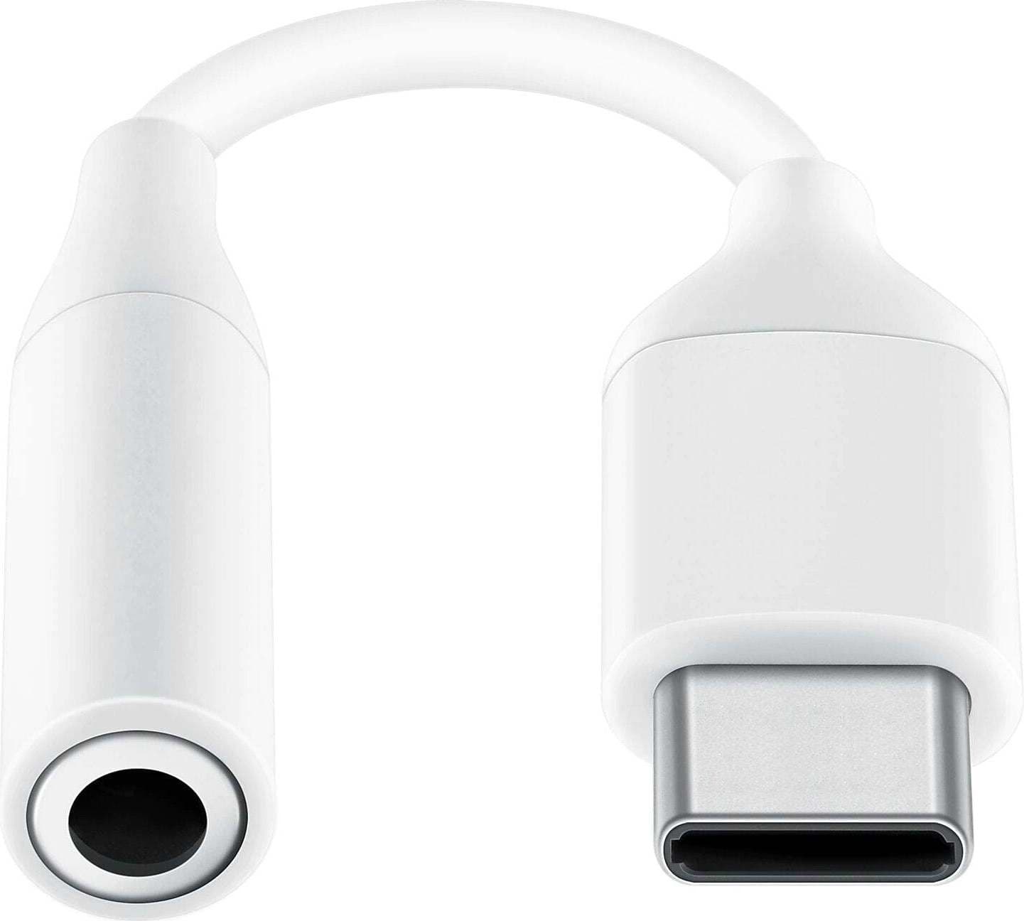 Оригинален пасивен адаптер от USB-C към 3.5 мм за устройства с USB-C порт (бял) - Samsung Alook USB-C to 3.5 mm Adapter GP-TGU022MV (retail опаковка)