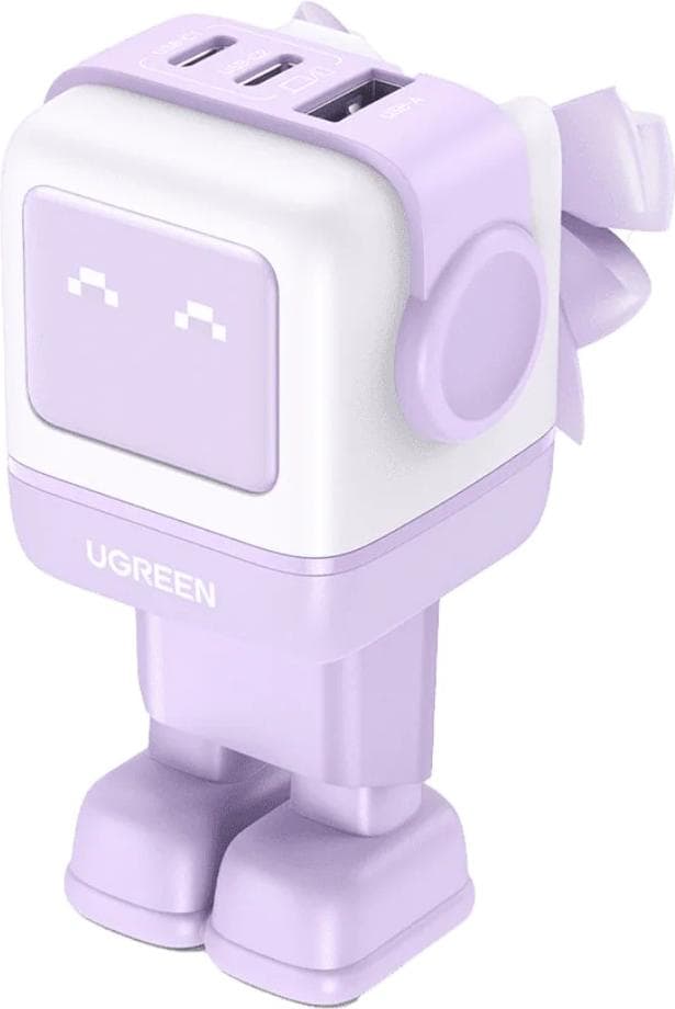 CD361 ЗАРЯДНО УСТРОЙСТВО 2xUSB-C,1xUSBA,65W,ROBOT, UGREEN - ЛИЛАВ